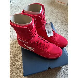 Brand New In Box - Reebok Boxing Hi Shoes - Men's 11US - Red